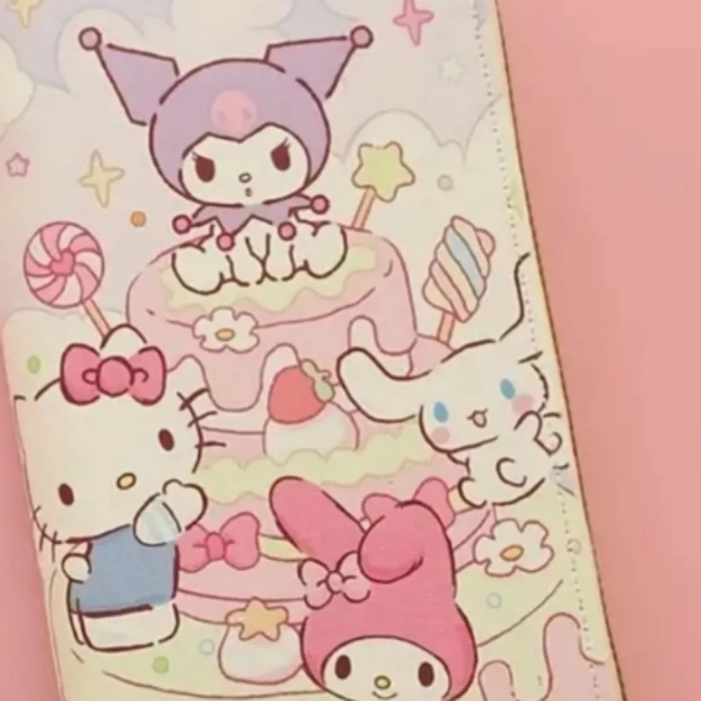 NEW Hello Kitty and Friends Pink Multicolor Wallet in package New with Tags NWT